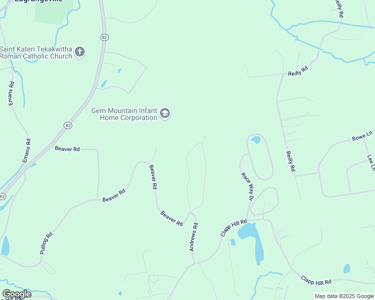 map of restaurants, bars, coffee shops, grocery stores, and more near 103 Andrews Road in Lagrangeville