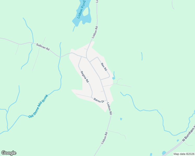 map of restaurants, bars, coffee shops, grocery stores, and more near 180 Lisbon Road in Lisbon