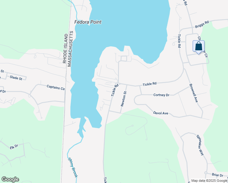 map of restaurants, bars, coffee shops, grocery stores, and more near 226 Tickle Road in Westport