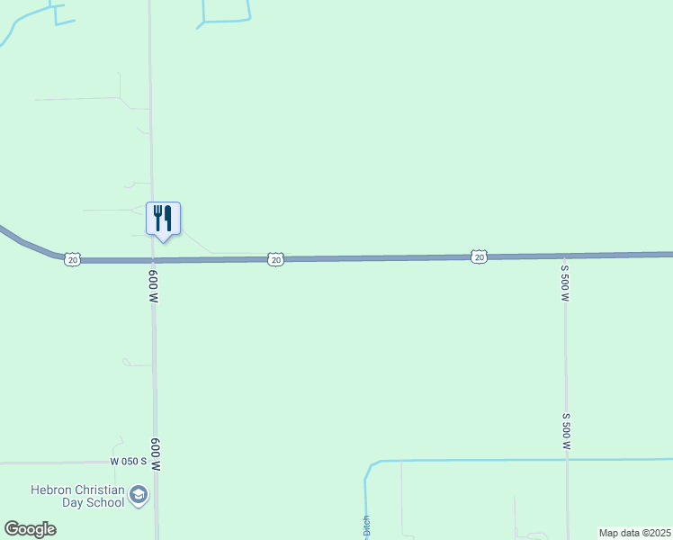 map of restaurants, bars, coffee shops, grocery stores, and more near 5560 U.S. 20 in LaGrange