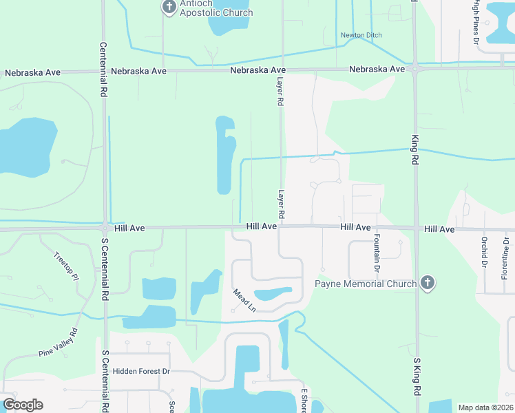 map of restaurants, bars, coffee shops, grocery stores, and more near 8010 Hill Ave in Holland