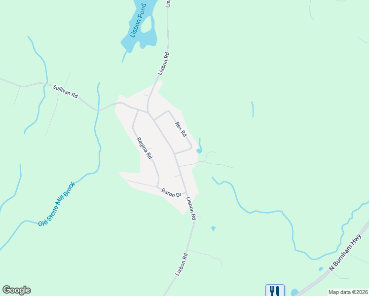 map of restaurants, bars, coffee shops, grocery stores, and more near 10 Rex Road in Lisbon
