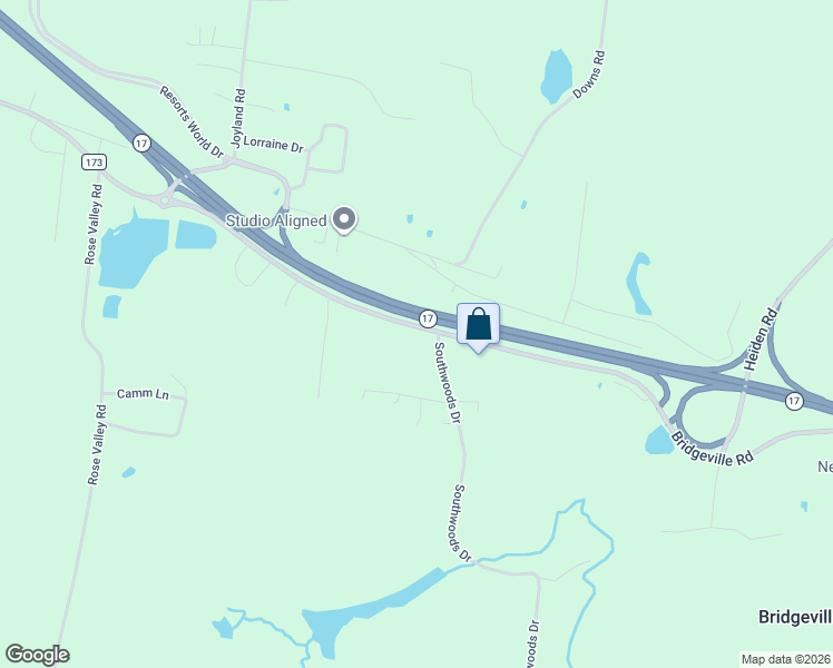 map of restaurants, bars, coffee shops, grocery stores, and more near 118 Bridgeville Road in Monticello