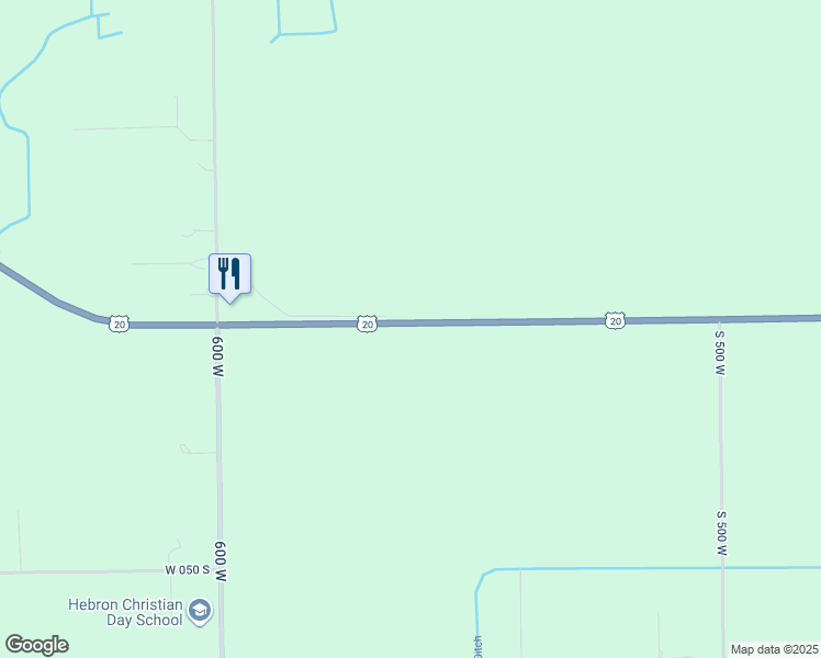 map of restaurants, bars, coffee shops, grocery stores, and more near 5560 U.S. 20 in LaGrange