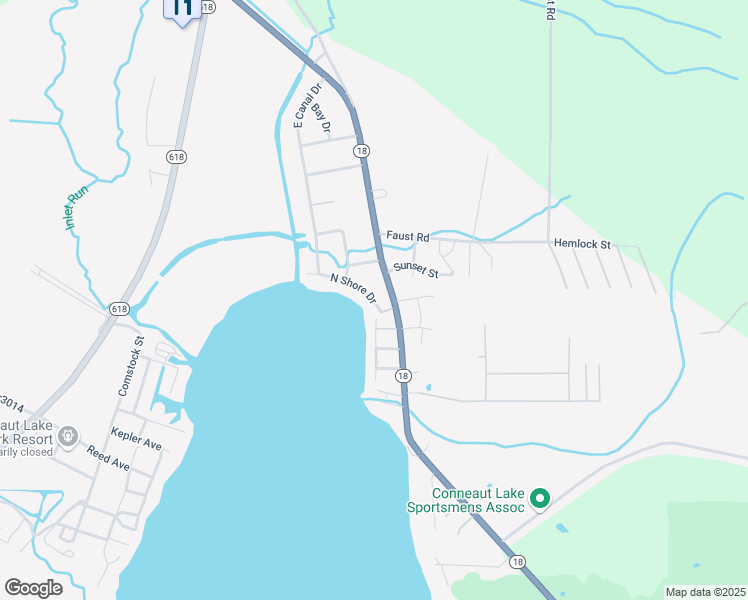 11476 North Shore Drive, Conneaut Lake PA Walk Score