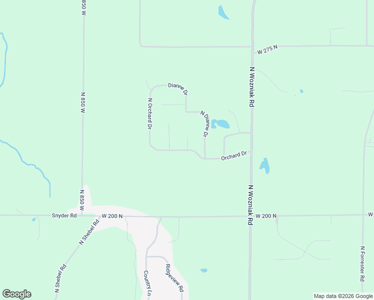 map of restaurants, bars, coffee shops, grocery stores, and more near 2320 Orchard Court in Michigan City