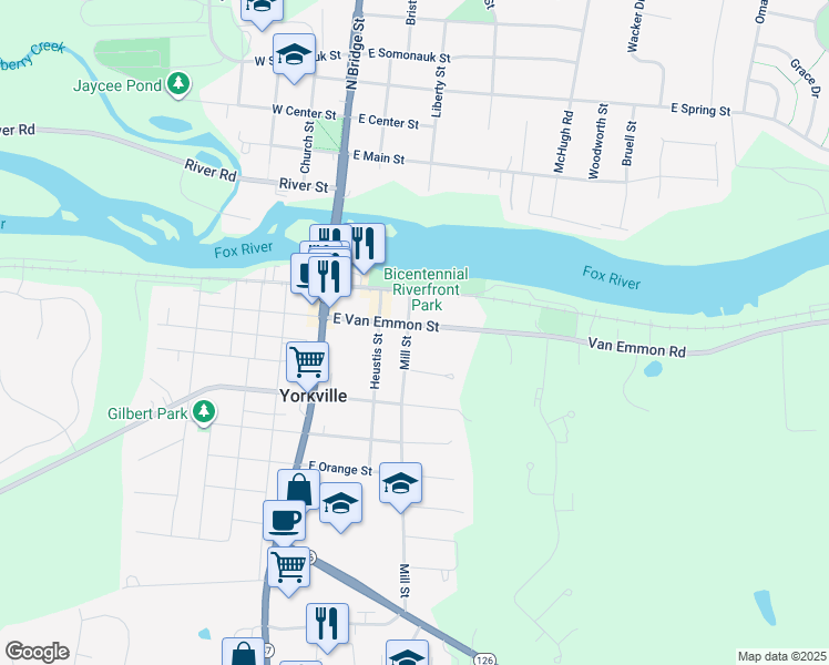 302 Mill Street, Yorkville IL Walk Score