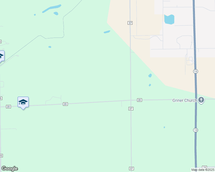 map of restaurants, bars, coffee shops, grocery stores, and more near 13229 County Road 20 in Middlebury