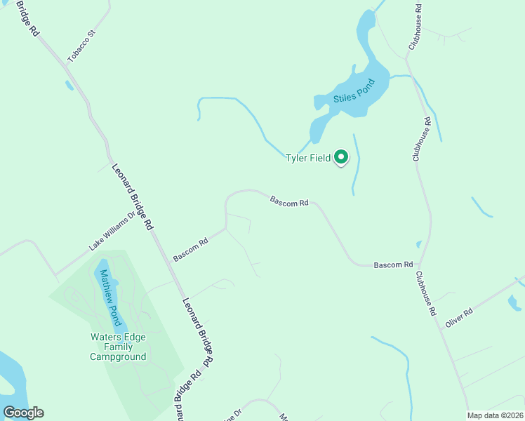 map of restaurants, bars, coffee shops, grocery stores, and more near 123 Bascom Road in Lebanon