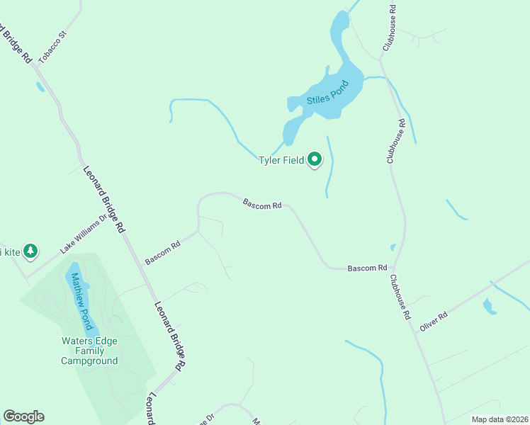 map of restaurants, bars, coffee shops, grocery stores, and more near 94 Bascom Road in Lebanon