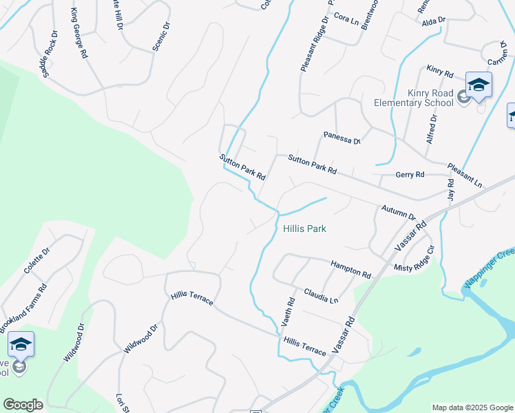 map of restaurants, bars, coffee shops, grocery stores, and more near 10 Danspence Road in Poughkeepsie