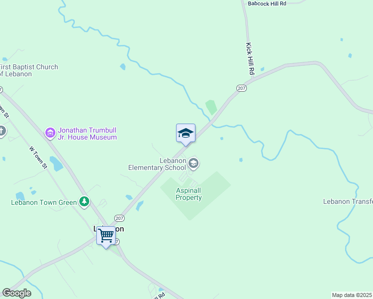 map of restaurants, bars, coffee shops, grocery stores, and more near 479 Exeter Road in Lebanon