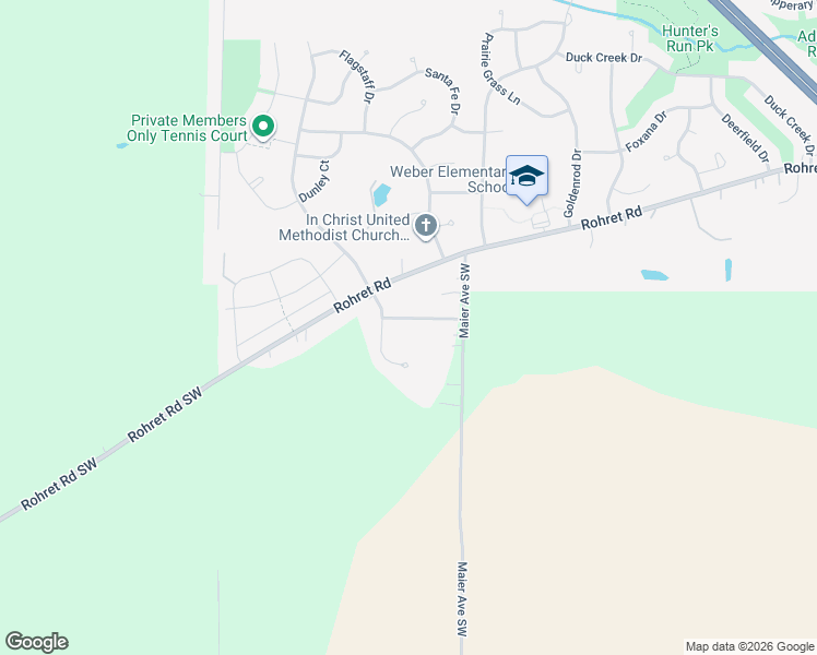 map of restaurants, bars, coffee shops, grocery stores, and more near 4119 Kessler Road Southwest in Iowa City