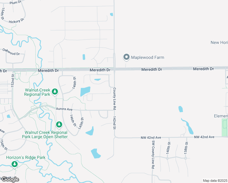 map of restaurants, bars, coffee shops, grocery stores, and more near 4410 Northwest 142nd Street in Urbandale