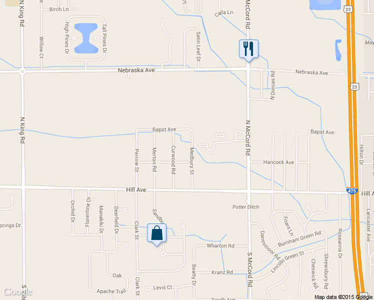 map of restaurants, bars, coffee shops, grocery stores, and more near 141 Medbury Street in Holland