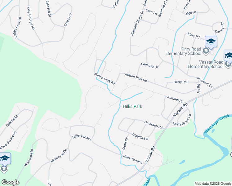 map of restaurants, bars, coffee shops, grocery stores, and more near 10 Danspence Road in Poughkeepsie