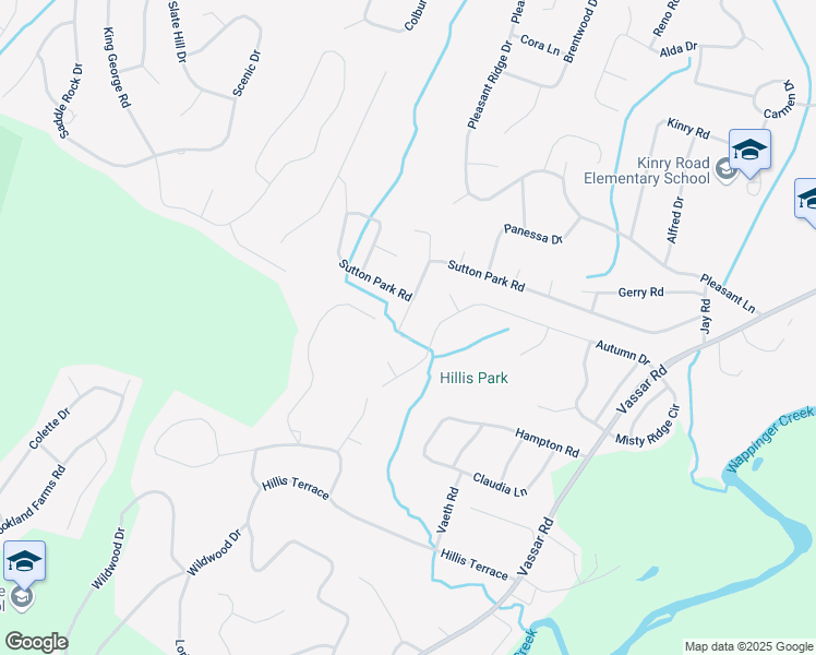 map of restaurants, bars, coffee shops, grocery stores, and more near 10 Danspence Road in Poughkeepsie