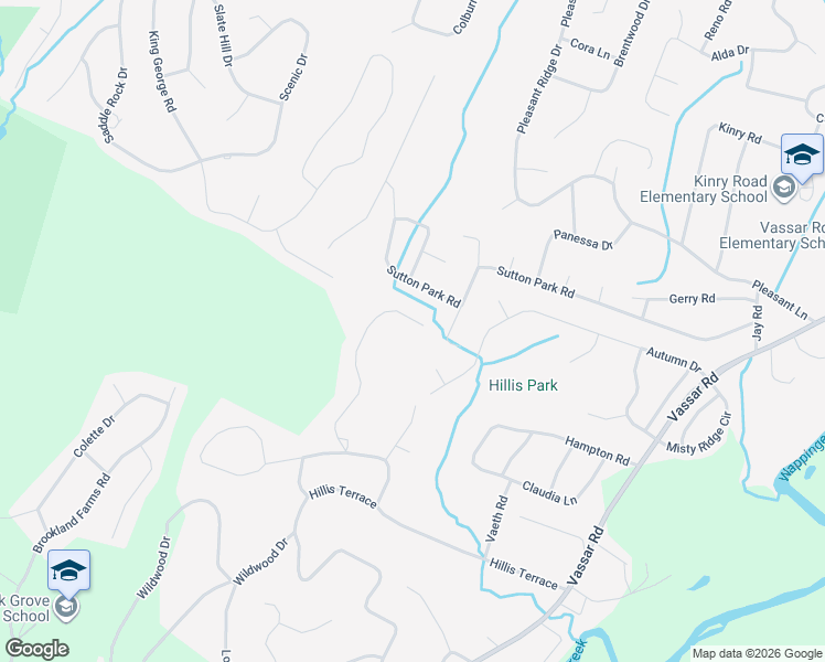 map of restaurants, bars, coffee shops, grocery stores, and more near 34 Deer Run Road in Poughkeepsie