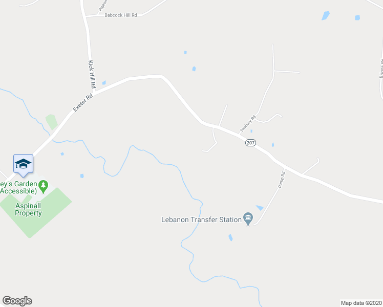 map of restaurants, bars, coffee shops, grocery stores, and more near 247 Exeter Road in Lebanon