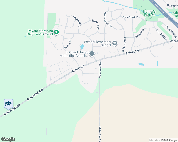 map of restaurants, bars, coffee shops, grocery stores, and more near 4119 Kessler Road Southwest in Iowa City