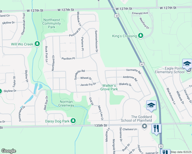 13144 Meadow Lane, Plainfield IL Walk Score