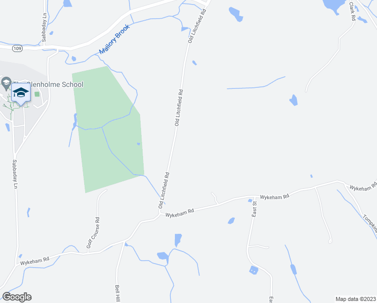 map of restaurants, bars, coffee shops, grocery stores, and more near 1 North Sawyer Hill Road in Washington