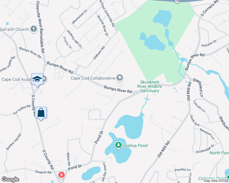 map of restaurants, bars, coffee shops, grocery stores, and more near 8 Briar Patch Rd in Barnstable