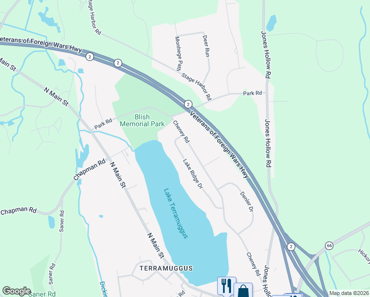 map of restaurants, bars, coffee shops, grocery stores, and more near 155 Cheney Road in Marlborough