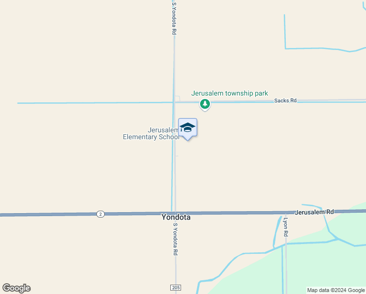 map of restaurants, bars, coffee shops, grocery stores, and more near 535 South Yondota Road in Curtice