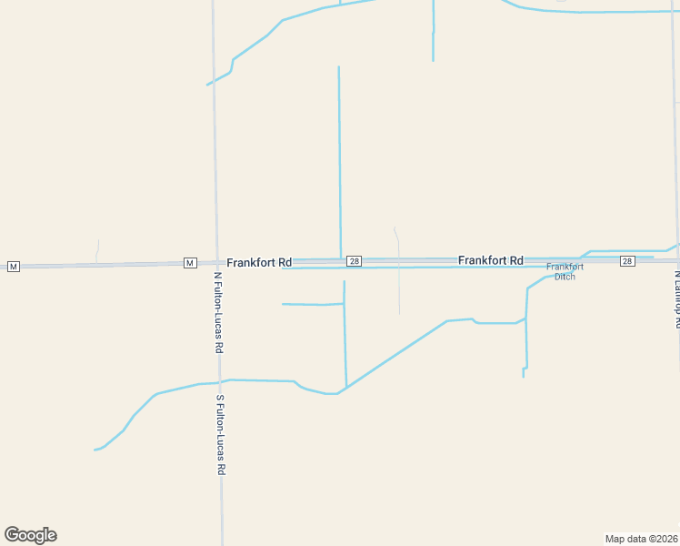 map of restaurants, bars, coffee shops, grocery stores, and more near 13807 Frankfort Road in Swanton