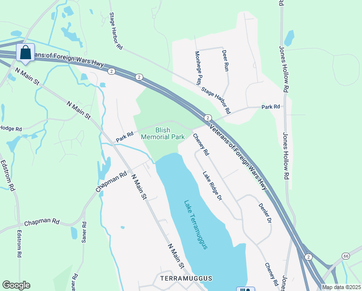 map of restaurants, bars, coffee shops, grocery stores, and more near 17 East Lake Road in Marlborough