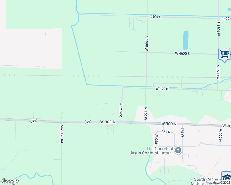 map of restaurants, bars, coffee shops, grocery stores, and more near 1046 West 370 North in Hyrum