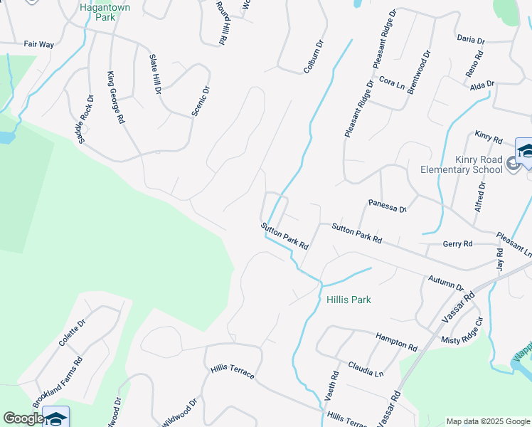 map of restaurants, bars, coffee shops, grocery stores, and more near 7 Shelley Road in Poughkeepsie