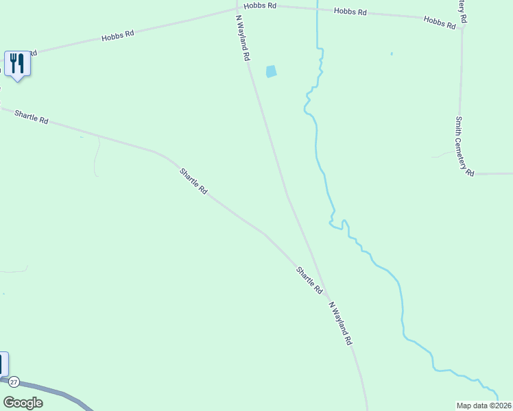 map of restaurants, bars, coffee shops, grocery stores, and more near 23116 Shartle Road in Meadville