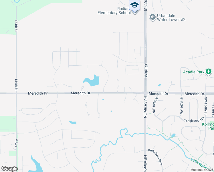 map of restaurants, bars, coffee shops, grocery stores, and more near 8704 Meredith Drive in Clive