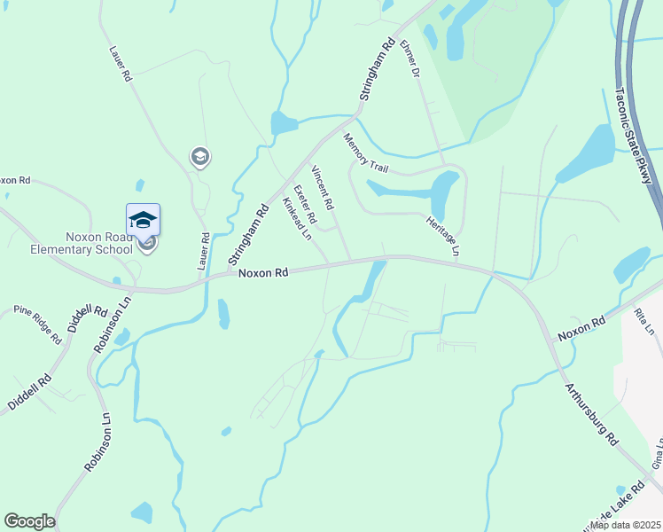 map of restaurants, bars, coffee shops, grocery stores, and more near 886 Noxon Road in Poughkeepsie