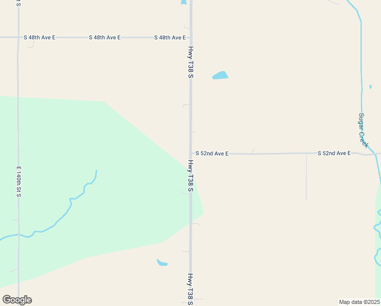 map of restaurants, bars, coffee shops, grocery stores, and more near Highway T38 South in Oakland Acres