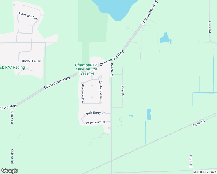 map of restaurants, bars, coffee shops, grocery stores, and more near 58370 Peach Road in South Bend