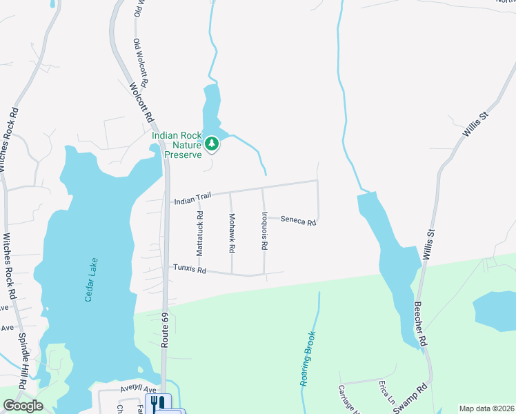 map of restaurants, bars, coffee shops, grocery stores, and more near 111 Iroquois Road in Bristol