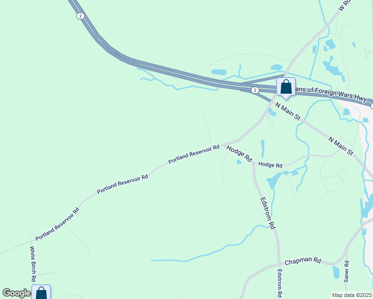 map of restaurants, bars, coffee shops, grocery stores, and more near 50 Portland Reservoir Road in Marlborough