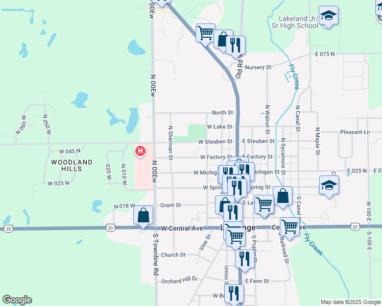 map of restaurants, bars, coffee shops, grocery stores, and more near 212 Lightning Hill Boulevard in LaGrange