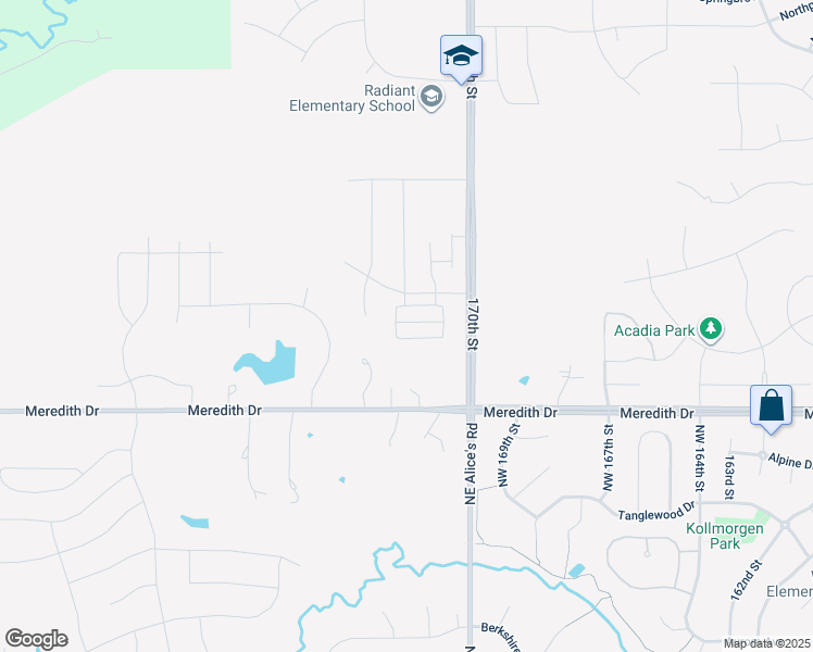 map of restaurants, bars, coffee shops, grocery stores, and more near 17128 Blue Sage Lane in Urbandale