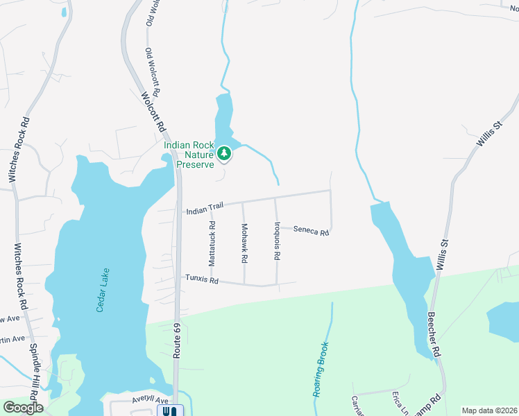 map of restaurants, bars, coffee shops, grocery stores, and more near 111 Iroquois Road in Bristol