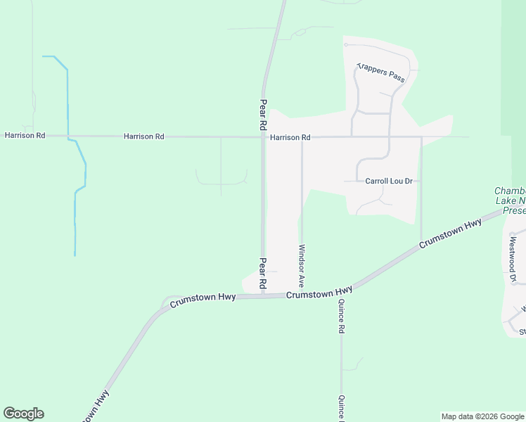 map of restaurants, bars, coffee shops, grocery stores, and more near 58276 Pear Road in South Bend