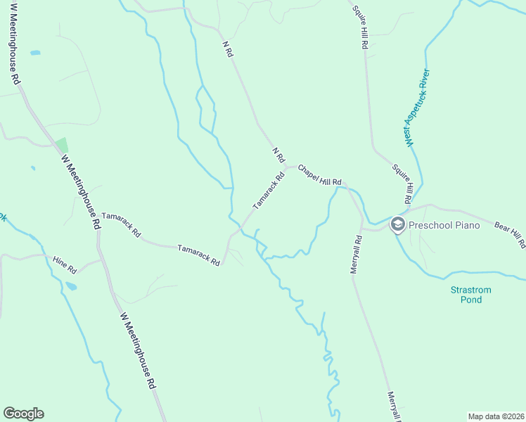 map of restaurants, bars, coffee shops, grocery stores, and more near 64 Tamarack Road in New Milford