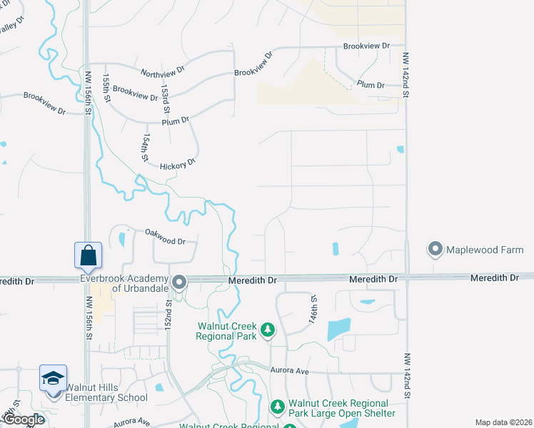 map of restaurants, bars, coffee shops, grocery stores, and more near 4702 148th Street in Urbandale