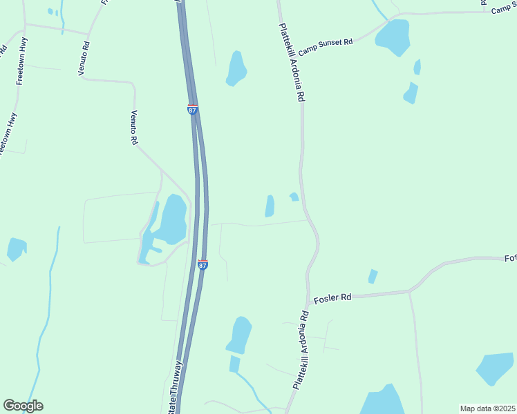 map of restaurants, bars, coffee shops, grocery stores, and more near 48 Sunny Acres Road in Wallkill