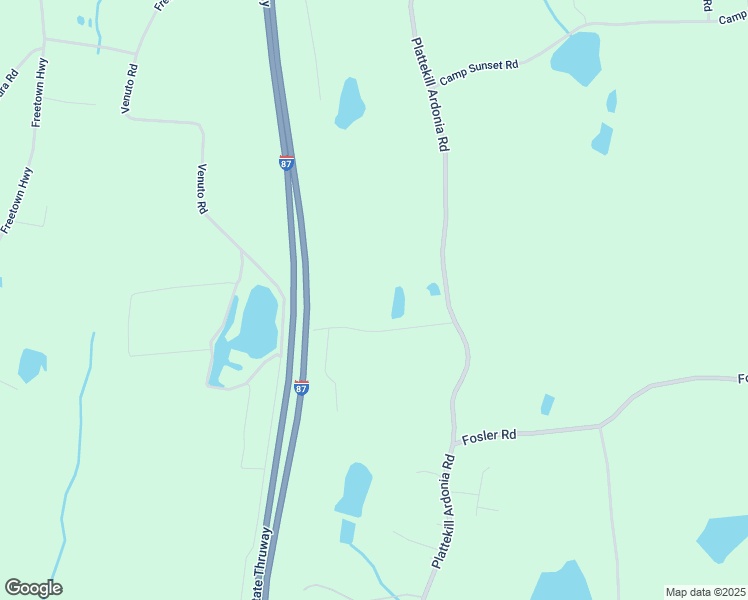 map of restaurants, bars, coffee shops, grocery stores, and more near 48 Sunny Acres Road in Wallkill