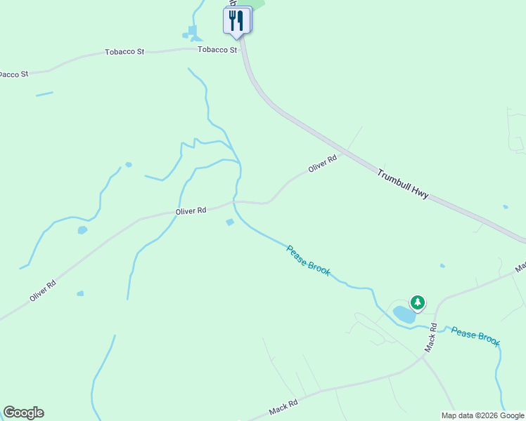 map of restaurants, bars, coffee shops, grocery stores, and more near 33 Oliver Road in Lebanon