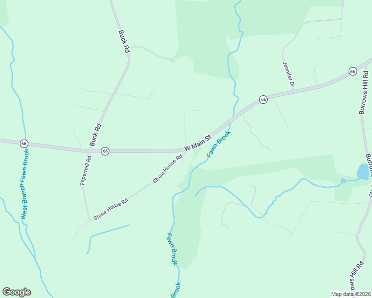 map of restaurants, bars, coffee shops, grocery stores, and more near 497 West Main Street in Hebron